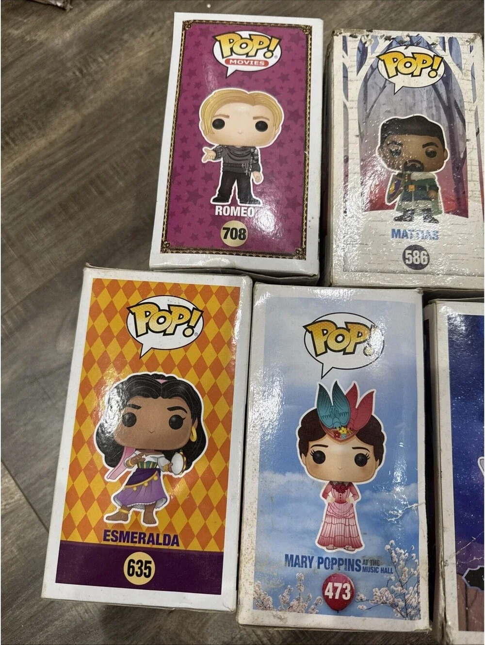 **5-LOT**  Funko Pops - Children’s Movie Themed